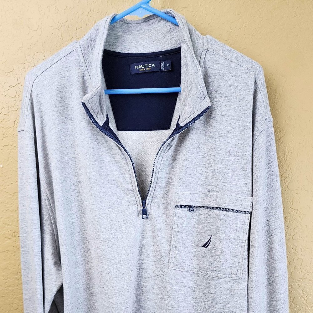 Nautica‎ Men's Cotton Quarter-Zip Pullover Size XL